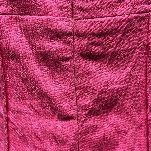 Maggy London Pink Linen/Cotton Blend Dress Size 10 - Picture 3 of 5